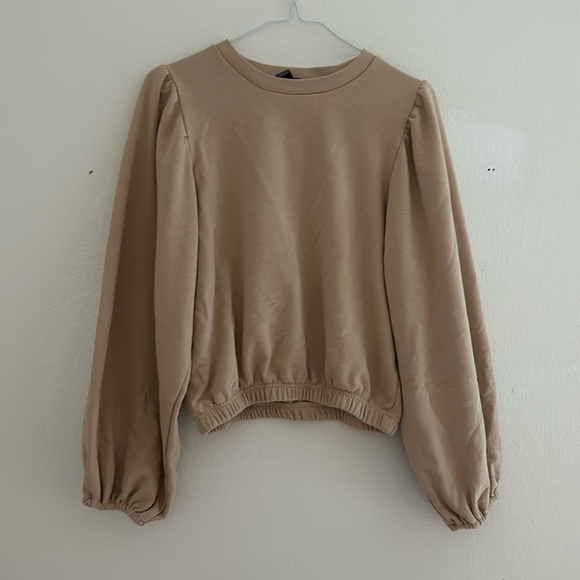 Baggy Beige Forever 21 Sweater (Size Small) - Picture 1 of 3